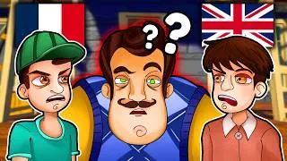 Miniature : J'ai forcé un ANGLAIS à FINIR Hello Neighbor 🇬🇧