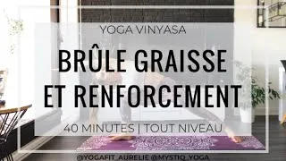 Miniature : YOGA VINYASA | Brûle Graisse et Renforcement - 40 MINUTES
