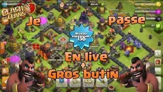 Miniature : Clash Of Clans - Je Passe lvl 130 En Live + Bonus ( gros butin )