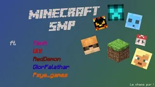 Miniature : Une SMP Minecraft avec 6 PERSONNES ? (Le chaos pur !)