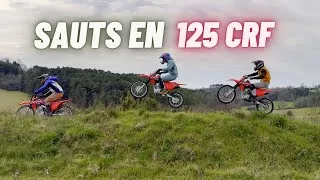 Miniature : ON SAUTE EN 125 CRF SUR TERRAIN DE CROSS, RIP SUSPENSION