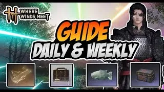 Miniature : GUIDE ACTIVITÉS JOURNALIÈRES & HEBDOMADAIRES + BOUTIQUES (DAILY / WEEKLY) ► WHERE WINDS MEET