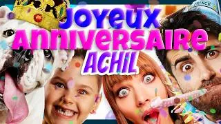 Miniature : 🎂 Joyeux Anniversaire Achil 🎵 Vidéo délirante à offrir ! 🤣