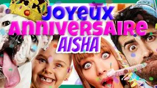 Miniature : 🎂 Joyeux Anniversaire Aisha 🎵 Vidéo délirante à offrir ! 🤣