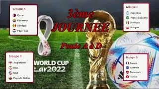 Miniature : 3ème Journée de la CDM 2022 "YFG" (Poule A à D)