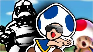 Miniature : FINIR un jeu Mario sans RIEN voir ? (et on me guide)