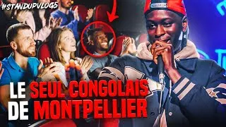 Miniature : 2000 personnes et un CONGOLAIS dans la SALLE (respect a lui) | MONTPELLIER | STANDUPVLOG 5