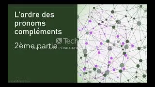 Miniature : l'ordre des pronoms compléments 2ème partie