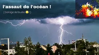 Miniature : EXTRAIT d'un orage fort foudroyant !
