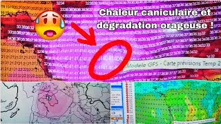 Miniature : LA FRANCE SE DIRIGE POUR UNE NOUVELLE CANICULE ! ( Retour d'orage marqué ⚡🌡️)