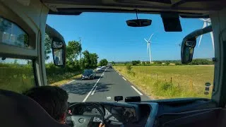 Miniature : Conduite en Bus GT Mercedes-Benz Tourismo entre Pont-de-Salars et Rieupeyroux, Aveyron, France