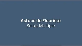 Miniature : Shop - Fonctionnalité saisie multiple [Tutoriel par Jardin Des Fleurs]