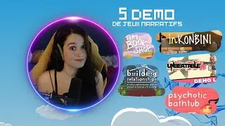 Miniature : MON AVIS SUR 5 DÉMO DE JEUX-VIDÉO INDÉS NARRATIFS (LUDONARRACON 2025)
