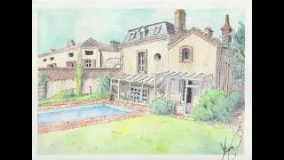 Miniature : Votre maison à l'aquarelle (dessin personnalisé)