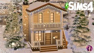 Miniature : ❄️🏠 Winter Tiny Home Aesthetic | The Sims 4 ✨ Speedbuild | No CC 🎁