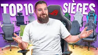 Miniature : TOP 10 Meilleurs SIEGES GAMER & ERGONOMIQUE