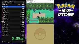 Miniature : Pokemon Platine ANY%GLITCHLESS en 4h52m28s