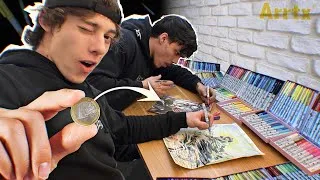 Miniature : Faire un poster manga avec 1€ ! (feat Okuzen)