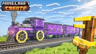 Miniature : J'ai construit mon tout 1er TRAIN à VAPEUR sur Create Ep6