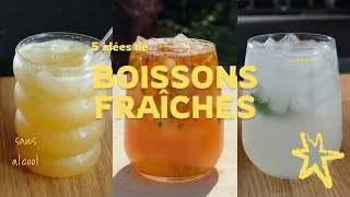 Miniature : 5 RECETTES DE BOISSONS RAFRAÎCHISSANTES POUR L'ÉTÉ👙🍹I (Vous allez en boire tout l'été !!)