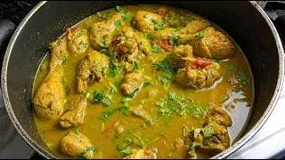 Miniature : CUREY DE POULET aux petits pois/ recette facile