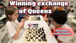 Miniature : Alisa's Day 3/3 - WFM Alisa Yunker (2176 Elo) - Sarmat Muratshin (1784 Elo) - Chess Rapid Game