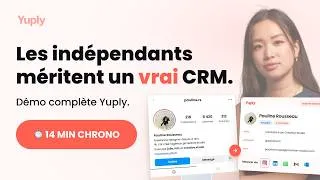 Miniature : Démo complète Yuply (14min) | CRM pour indépendants | Août 2026