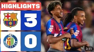 Miniature : Barcelone 3-0 Getafe | Tout les buts et les temps forts du match | Laliga2026/27