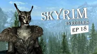 Miniature : Skyrim avec 25 règles : Ja’Yu Dara chasse le Loup-Garou Sinding.