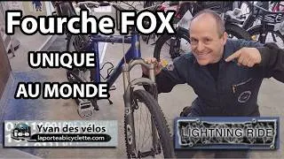 Miniature : Fourche suspension fox unique au monde & Velocycle Alacarte