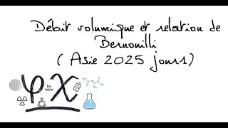 Miniature : débit volumique et  relation de Bernouilli