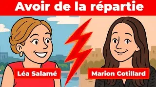Miniature : Avoir de la répartie en toutes circonstances : exemple Léa Salamé / Marion  Cotillard, interview JT