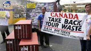 Miniature : LES PHILIPPINES RENVOIENT LES DÉCHETS AU CANADA!! - En Résumé