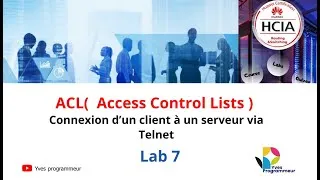 Miniature : Huawei HCIA – ACL Lab : Connexion d’un client à un serveur via Telnet