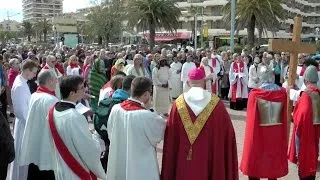 Miniature : Vendredi saint 2015, chemin de croix à Fréjus puis Saint-Raphaël avec Mgr Rey