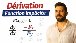 Miniature : Dérivation d’une fonction implicite | Méthode et formule expliquée