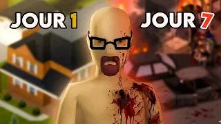 Miniature : 7 jours TOUT NU dans la ville la plus INFESTÉE de Zombies (Project Zomboid)