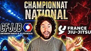 Miniature : Championnat CFJJB vs Championnat France Jujitsu
