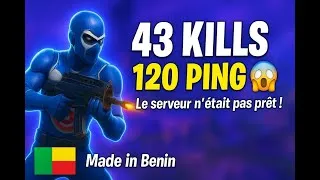 Miniature : 43 KILLS avec 120 de ping sur Fortnite… le serveur n’était pas prêt 🇧🇯🔥