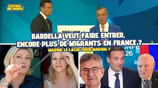 Miniature : Bardella veut faire entrer encore plus de migrants en France ? Marine Le Pen veut le remplacer ?