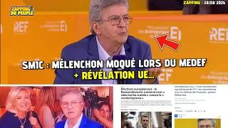 Miniature : SMIC : Mélenchon moqué lors du MEDEF + Révélation UE... (Ce que vous ne savez pas ?)