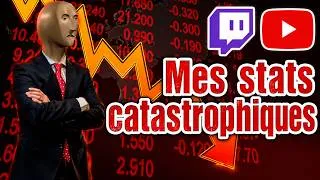 Miniature : Mes statistiques catastrophiques sur Youtube & Twitch