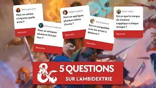 Miniature : 5 question sur l'ambidextrie de Donjons & Dragons 2024
