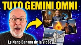 Miniature : Tuto Gemini Omni  le Nano Banana de la vidéo IA Google  remix vidéo et avatar