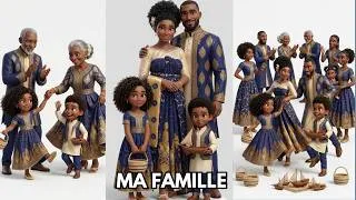 Miniature : Apprendre la famille - comptine Mayotte shimaoré