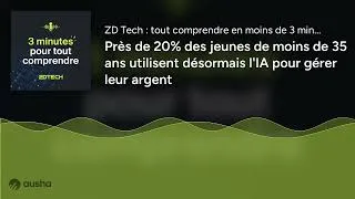 Miniature : Près de 20% des jeunes de moins de 35 ans utilisent désormais l'IA pour gérer leur argent