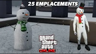 Miniature : [TUTO] EMPLACEMENTS DES 25 BONHOMMES DE NEIGE + TENUE SECRETE DEBLOQUEE