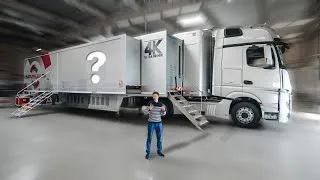 Miniature : What's Inside a MASSIVE TV Broadcast Truck ?  - Full Tour!