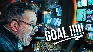 Miniature : Inside a Live Football Broadcast Control Room... INSANE Adrenaline!