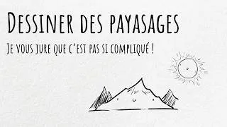 Miniature : Dessiner des paysages | Tuto dessin 🎨